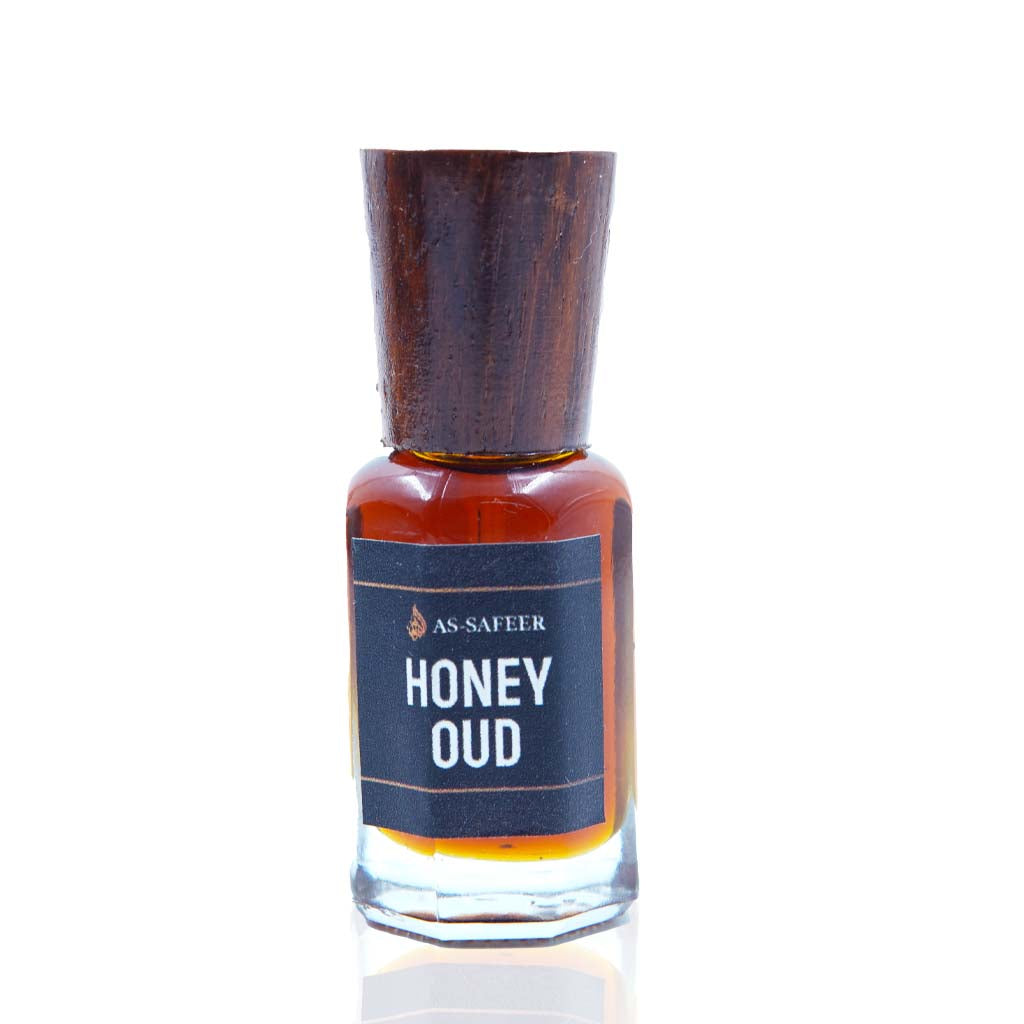 Honey Oud Attar – Warm, Sweet & Woody | Bergamot, Sandalwood & Cambodian Oud