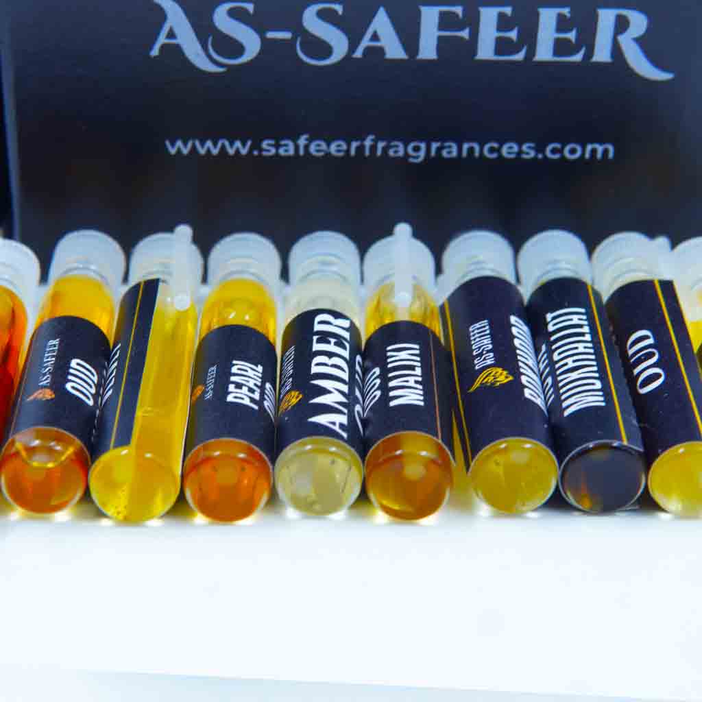 Premium Oud Discovery Set – 10 Beast-Mode Long-Lasting Oud Attars | Luxury Oud Samples