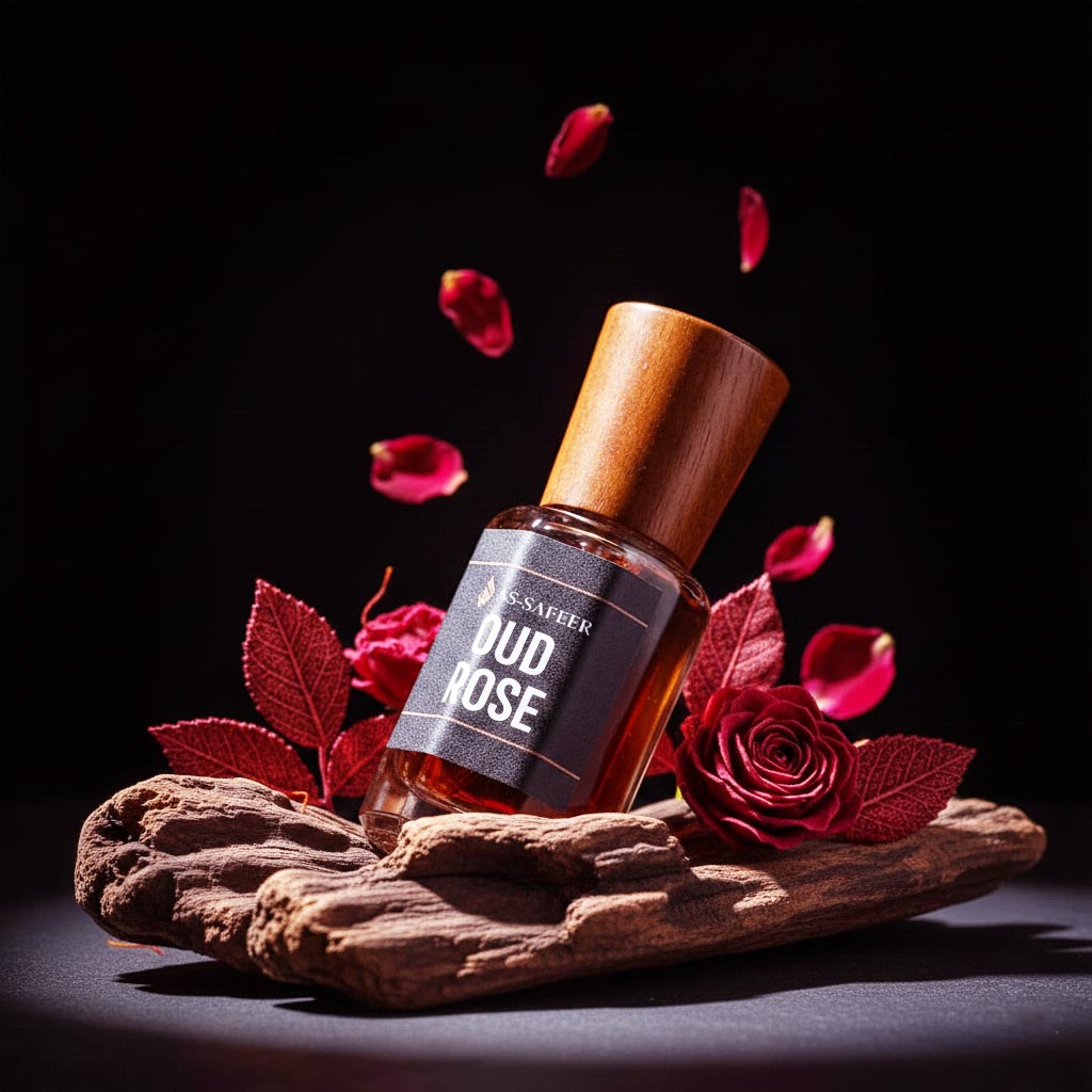Oud Rose Velvet Attar – A Royal Blend of Rose & Oud
