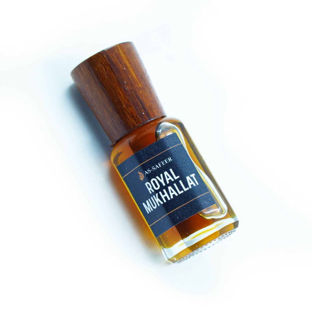 Royal Mukhallat Attar – Chapter II (Grade 2) | Premium Alcohol-Free Rose & Sandalwood Perfume Oil for Men & Women