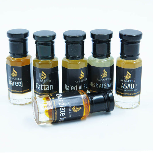 Buy Value Attar Combo – Affordable Long-Lasting Arabic Perfume Oils (6 x 6ml)