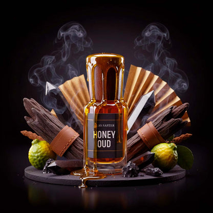 Honey Oud Attar – Warm, Sweet & Woody | Bergamot, Sandalwood & Cambodian Oud