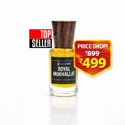 Royal Mukhallat Attar – Chapter II (Grade 2) | Premium Alcohol-Free Rose & Sandalwood Perfume Oil for Men & Women