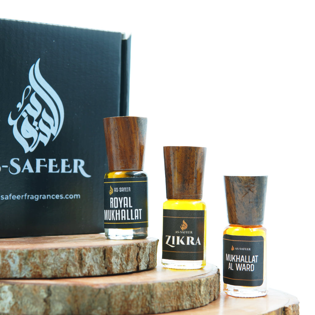 Ramadhan Combo Attars – Royal Mukhallat, Zikrah & Mukhallat Al Ward | As-Safeer