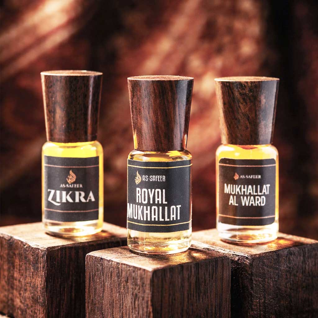 Ramadhan Combo Attars – Royal Mukhallat, Zikrah & Mukhallat Al Ward | As-Safeer