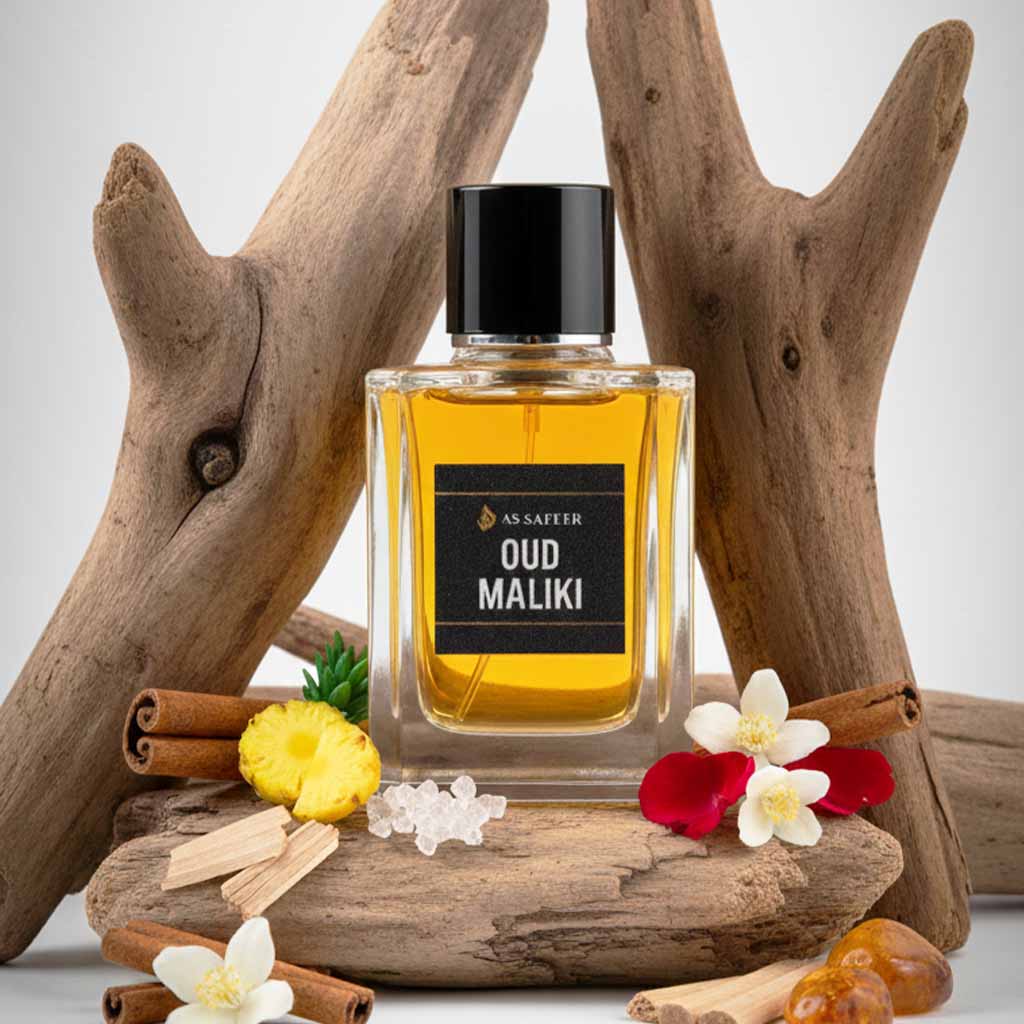 Oudh Al-Maliki EDP | Luxurious Unisex Amber Oudh Perfume 50ml – As-Safeer