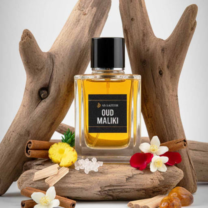 Oudh Al-Maliki EDP | Luxurious Unisex Amber Oudh Perfume 50ml – As-Safeer