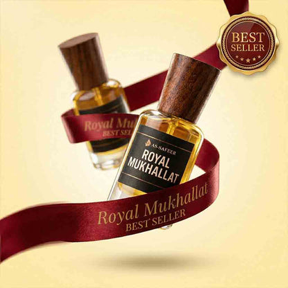 Royal Mukhallat Attar – Chapter II (Grade 2) | Premium Alcohol-Free Rose & Sandalwood Perfume Oil for Men & Women
