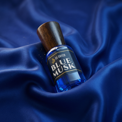 Blue Musk Attar – Clean Musky Soapy Fragrance with Sandalwood | Long Lasting