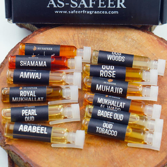 Luxury Attar Combo Set | 12 Premium Attars – As-Safeer Fragrances