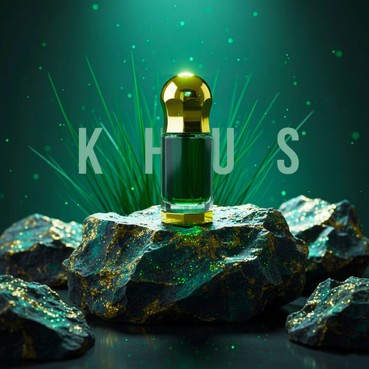 Khus Attar by As-Safeer | Authentic Kannauj Attar | Natural Vetiver Perfume Oil