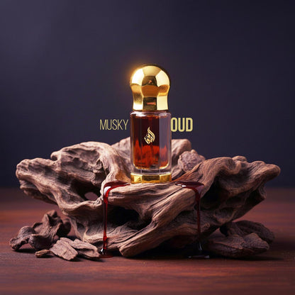 Musky Oud Premium Attar by As Safeer | Long-Lasting Arabic Oud Perfume Oil