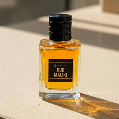 Oudh Al-Maliki EDP | Luxurious Unisex Amber Oudh Perfume 50ml – As-Safeer